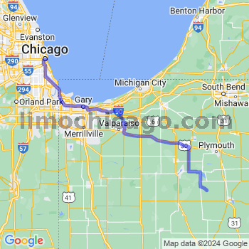 Limousine service to Chicago Loop