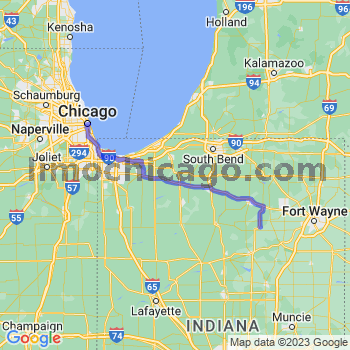 Travel from Liberty Mills to Chicago Loop Limousine service to Chicago Loop