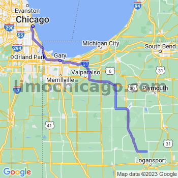 Travel from Lucerne to Chicago Loop Limousine service to Chicago Loop