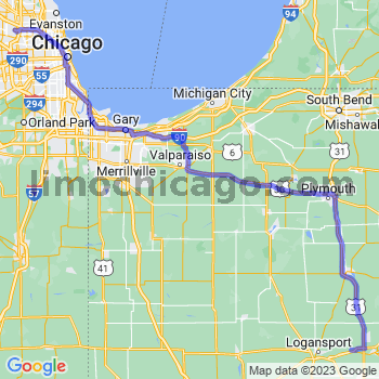 Travel from New Waverly to O'Hare airport Limousine service to O'Hare airport (ORD)
