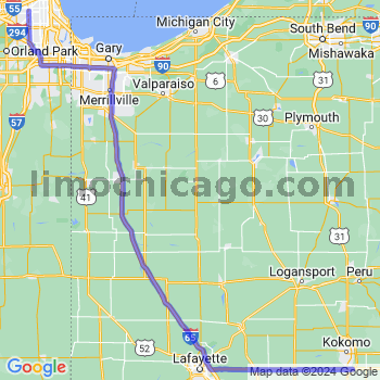 Travel from Oakford to Midway airport Limousine service to Midway airport (MDW)