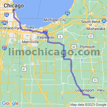 Travel from Onward to Chicago Loop Limousine service to Chicago Loop