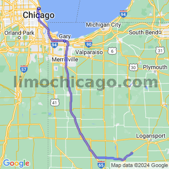 Travel from Rockfield to Chicago Loop Limousine service to Chicago Loop