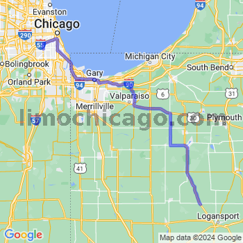Travel from Royal Center to Midway airport Limousine service to Midway airport (MDW)
