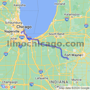 Travel from Servia to Midway airport Limousine service to Midway airport (MDW)