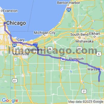Travel from Silver Lake to Chicago Loop Limousine service to Chicago Loop