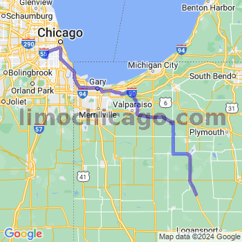 Travel from Star City to Midway airport Limousine service to Midway airport (MDW)