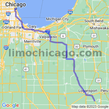 Travel from Walton to Chicago Loop Limousine service to Chicago Loop