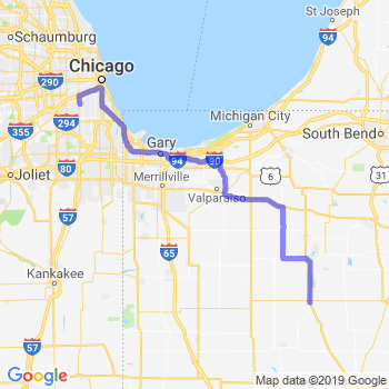 Travel from Winamac to Midway airport Limousine service to Midway airport (MDW)