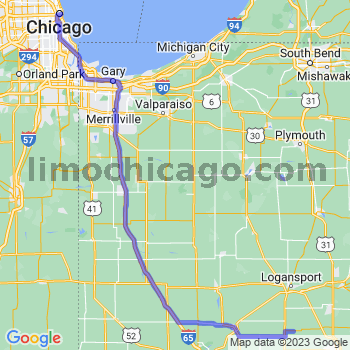 Travel from Young America to Chicago Loop Limousine service to Chicago Loop