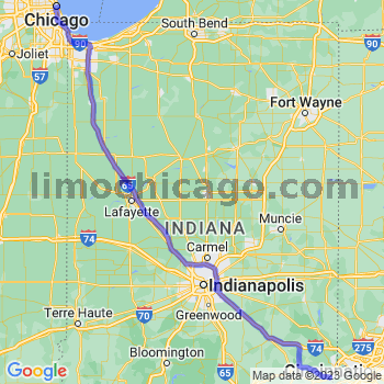 Limousine service to Chicago Loop