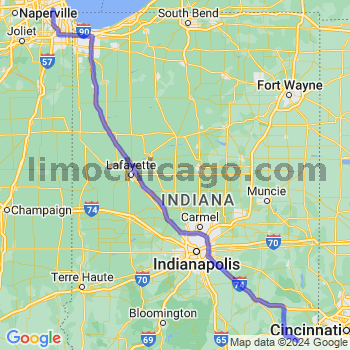 Travel from Dillsboro to Midway airport Limousine service to Midway airport (MDW)