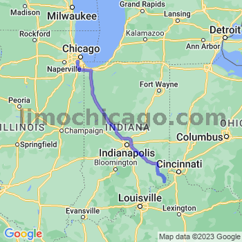 Travel from East Enterprise to Midway airport Limousine service to Midway airport (MDW)