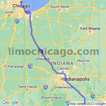Travel from Holton to Chicago Loop Limousine service to Chicago Loop