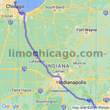 Travel from Lawrenceburg to Chicago Loop Limousine service to Chicago Loop