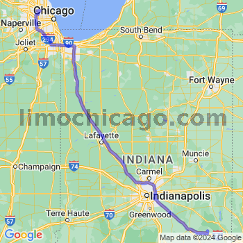Travel from Oldenburg to O'Hare airport Limousine service to O'Hare airport (ORD)