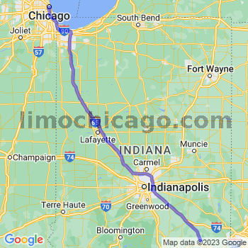 Travel from Osgood to Chicago Loop Limousine service to Chicago Loop