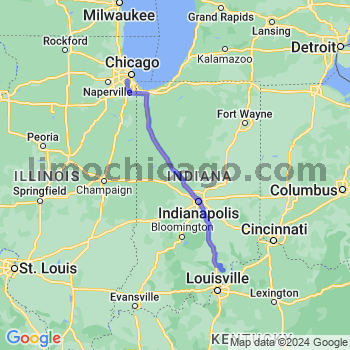Travel from Nabb to Midway airport Limousine service to Midway airport (MDW)