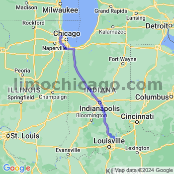 Travel from New Washington to O'Hare airport Limousine service to O'Hare airport (ORD)