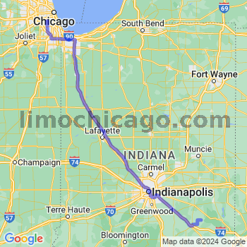 Travel from Clarksburg to Midway airport Limousine service to Midway airport (MDW)
