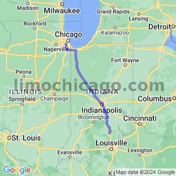 Travel from Crothersville to Midway airport Limousine service to Midway airport (MDW)