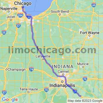 Travel from Greensburg to Chicago Loop Limousine service to Chicago Loop