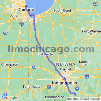 Travel from Hope to Chicago Loop Limousine service to Chicago Loop