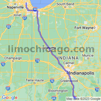 Travel from Jonesville to Midway airport Limousine service to Midway airport (MDW)