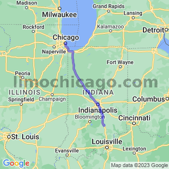 Travel from Jonesville to Chicago Loop Limousine service to Chicago Loop