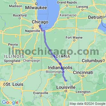 Travel from Paris Crossing to Chicago Loop Limousine service to Chicago Loop