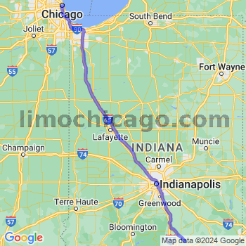 Travel from Scipio to Chicago Loop Limousine service to Chicago Loop