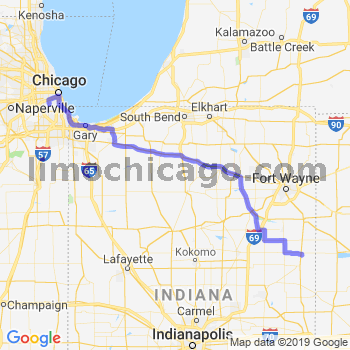 Travel from Bryant to Midway airport Limousine service to Midway airport (MDW)