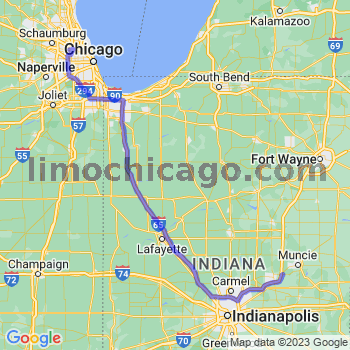 Travel from Daleville to O'Hare airport Limousine service to O'Hare airport (ORD)