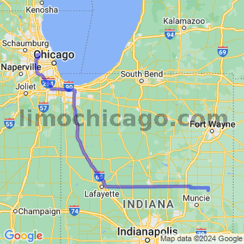 Travel from Dunkirk to O'Hare airport Limousine service to O'Hare airport (ORD)