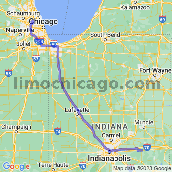 Travel from Dunreith to O'Hare airport Limousine service to O'Hare airport (ORD)