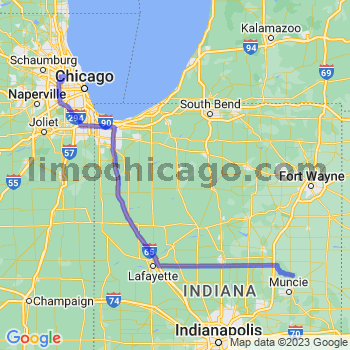 Travel from Eaton to O'Hare airport Limousine service to O'Hare airport (ORD)