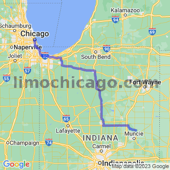 Travel from Eaton to Chicago Loop Limousine service to Chicago Loop