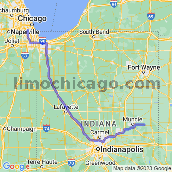 Travel from Farmland to Midway airport Limousine service to Midway airport (MDW)