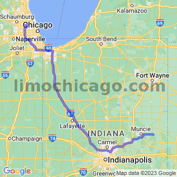 Travel from Farmland to O'Hare airport Limousine service to O'Hare airport (ORD)