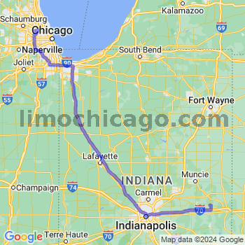 Travel from Hagerstown to O'Hare airport Limousine service to O'Hare airport (ORD)