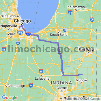 Travel from Hartford City to Midway airport Limousine service to Midway airport (MDW)