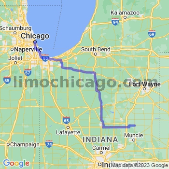 Limousine service to Chicago Loop