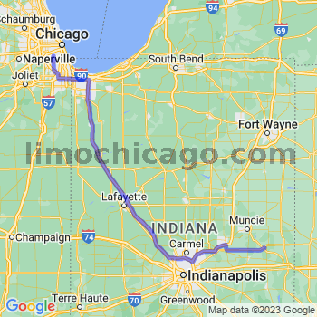 Travel from Losantville to Midway airport Limousine service to Midway airport (MDW)