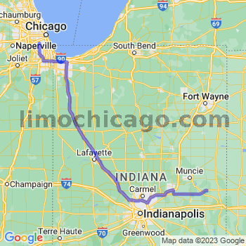 Travel from Modoc to Midway airport Limousine service to Midway airport (MDW)