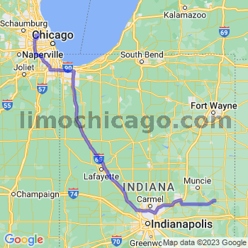 Travel from Modoc to O'Hare airport Limousine service to O'Hare airport (ORD)