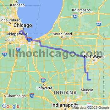 Travel from Montpelier to Midway airport Limousine service to Midway airport (MDW)