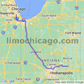 Travel from Mount Summit to Midway airport Limousine service to Midway airport (MDW)