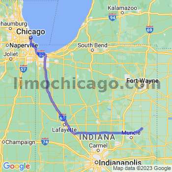 Limousine service to Chicago Loop