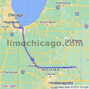 Travel from Ridgeville to Midway airport Limousine service to Midway airport (MDW)