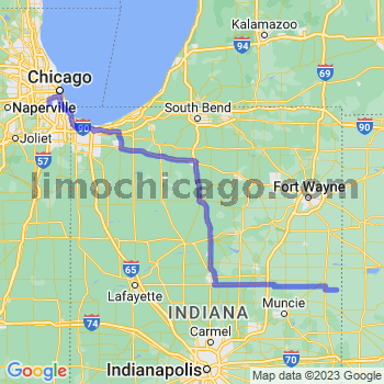 Travel from Salamonia to Midway airport Limousine service to Midway airport (MDW)
